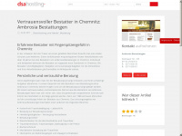 bestatter-in-chemnitz.de Webseite Vorschau