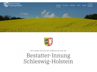 bestatter-innung-sh.de Webseite Vorschau
