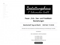 bestattung-schumacher.de Webseite Vorschau