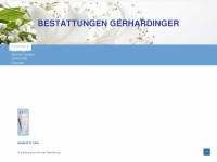 bestattungen-gerhardinger.de Webseite Vorschau