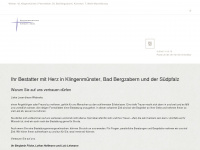 bestattungen-hoffmann.de Webseite Vorschau