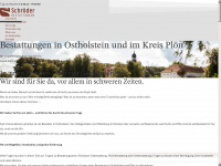 bestattungen-in-ostholstein.de Webseite Vorschau