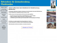 heimatforschung-marktleuthen.de Webseite Vorschau