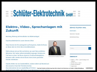 schlueter-elektrotechnik.de Webseite Vorschau