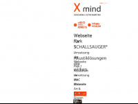 x-mind.de Webseite Vorschau