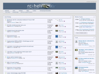 rc-heli.de Webseite Vorschau