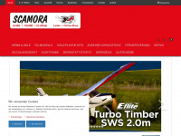 scamora.ch Webseite Vorschau
