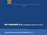 msc-bennebek.de Webseite Vorschau