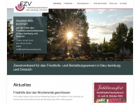 friedhofszweckverband.de Webseite Vorschau