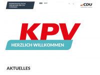 kpv-thueringen.de Webseite Vorschau