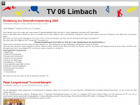 tv-limbach.de Webseite Vorschau