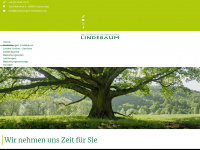 bestattungen-lindebaum.de Webseite Vorschau