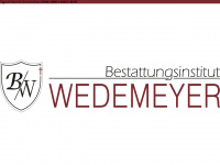 bestattungen-wedemeyer.de Webseite Vorschau
