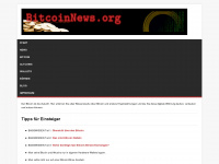 bitcoinnews.org Webseite Vorschau