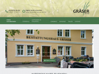 bestattungshaus-graeser.de Webseite Vorschau