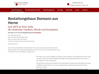 bestattungshaus-ikemann.de Webseite Vorschau