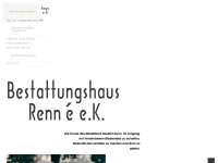 bestattungshaus-rennee.de Webseite Vorschau