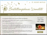 bestattungshaus-wandlitz.de Webseite Vorschau