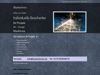 bluetechnics.de Webseite Vorschau