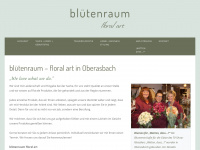 bluetenraum-oberasbach.de Webseite Vorschau