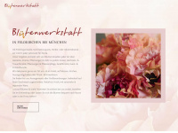 bluetenwerkstatt.com Webseite Vorschau