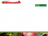 bluetenzauber-floristik.de Webseite Vorschau