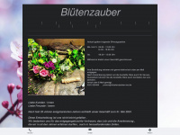 bluetenzauber-ms.de Webseite Vorschau