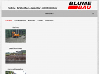 blume-bau.de Webseite Vorschau