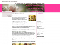 blumen-duesing.de Webseite Vorschau