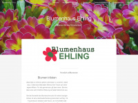 blumen-ehling.de Webseite Vorschau