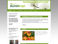 blumen-engel.net Webseite Vorschau