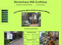 blumen-grotthaus.de Webseite Vorschau
