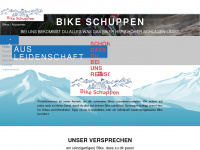 bike-schuppen.de Webseite Vorschau