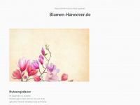 blumen-hannover.de Webseite Vorschau