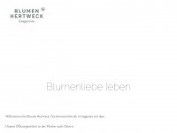 blumen-hertweck.com Webseite Vorschau