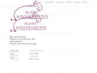 blumen-kronenberg.de Webseite Vorschau