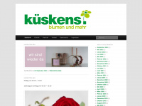 blumen-kueskens.de Webseite Vorschau
