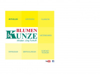 blumen-kunze.de Webseite Vorschau