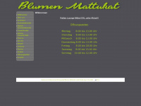 blumen-mattukat.de Webseite Vorschau