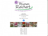 blumen-reichert.de Webseite Vorschau