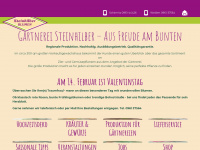 blumen-steinhilber.de Webseite Vorschau