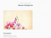 blumen-stuttgart.de Webseite Vorschau