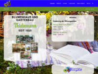 blumen-thielemann.de Webseite Vorschau