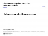 blumen-und-pflanzen.com Webseite Vorschau