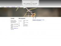 blumen-unger.de Webseite Vorschau