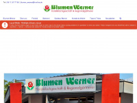 blumen-werner.net Webseite Vorschau