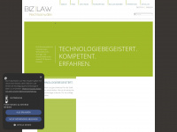 biz-law.eu Webseite Vorschau