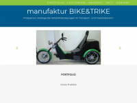 bikeandtrike.de Webseite Vorschau