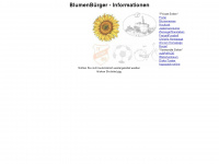 blumenbuerger.de Webseite Vorschau