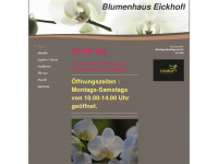 blumeneickhoff.net Webseite Vorschau